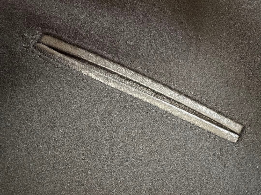 【23区】ラムレザースタジャン ブラック