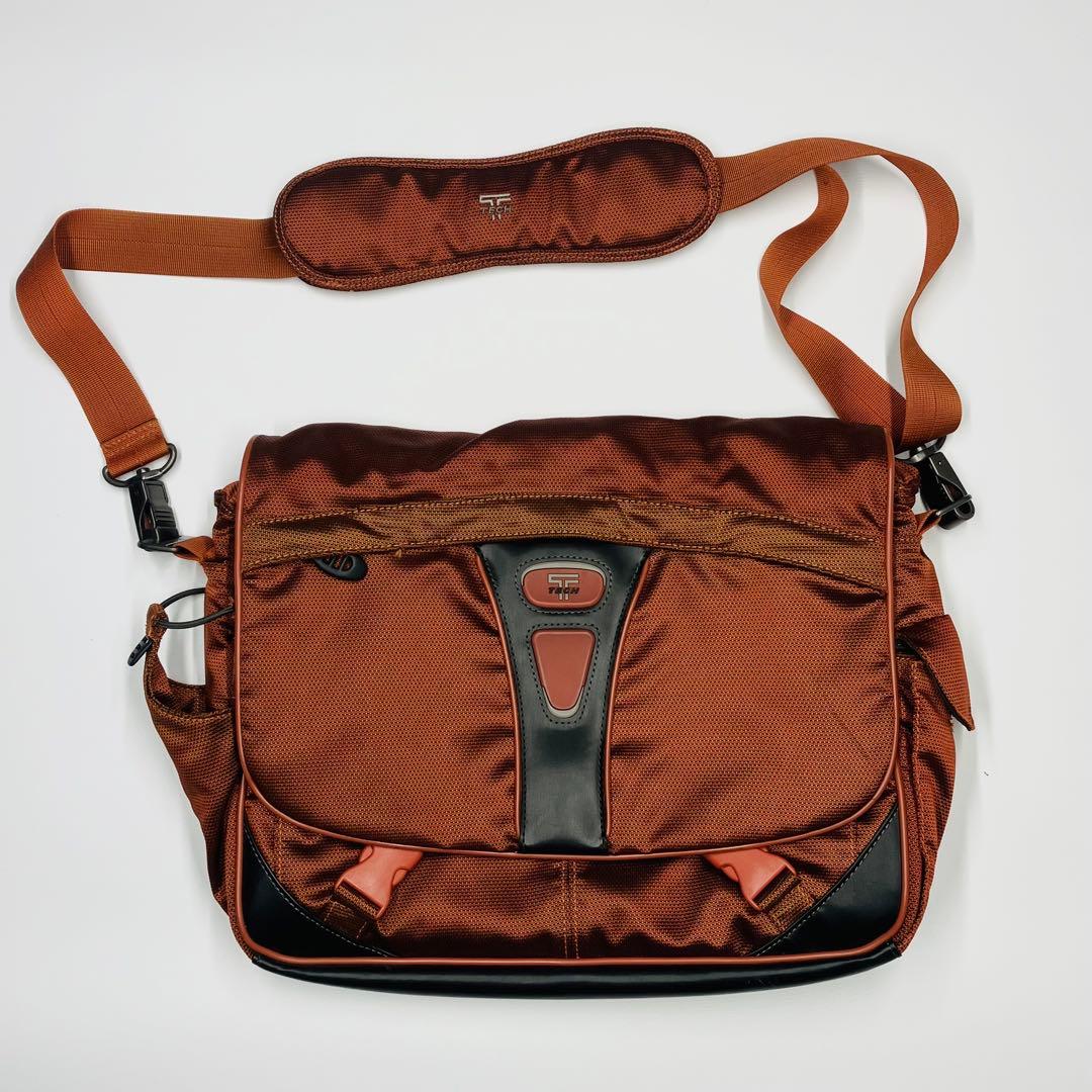 【希少】TUMI テック メッセンジャーバック レザー Y2K ショルダーバック