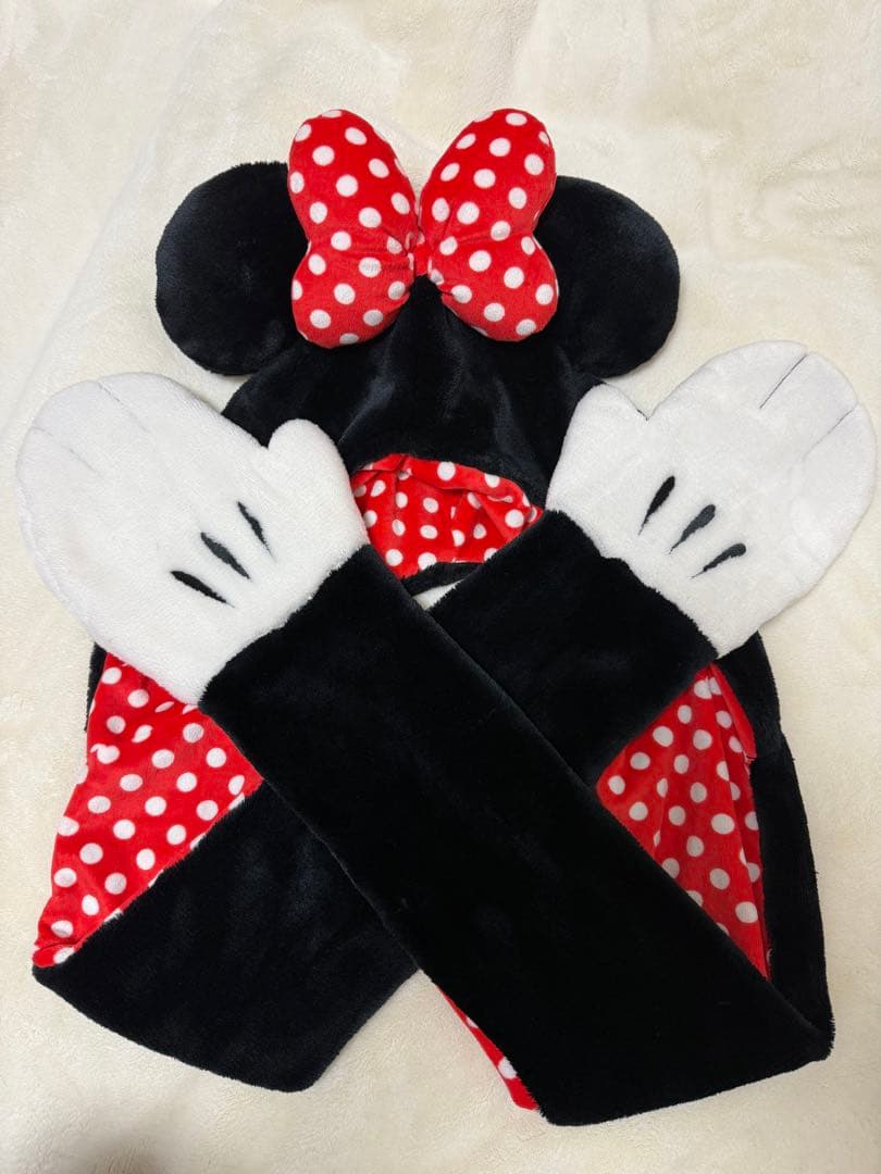 ディズニー ミニー マフラーキャップ ファンキャップ