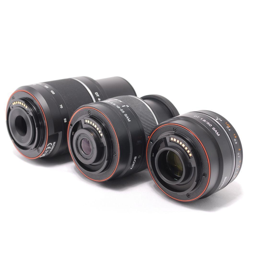 ❤即購入1000円OFF❤ ソニー α65 単焦点 望遠 レンズ3本セット