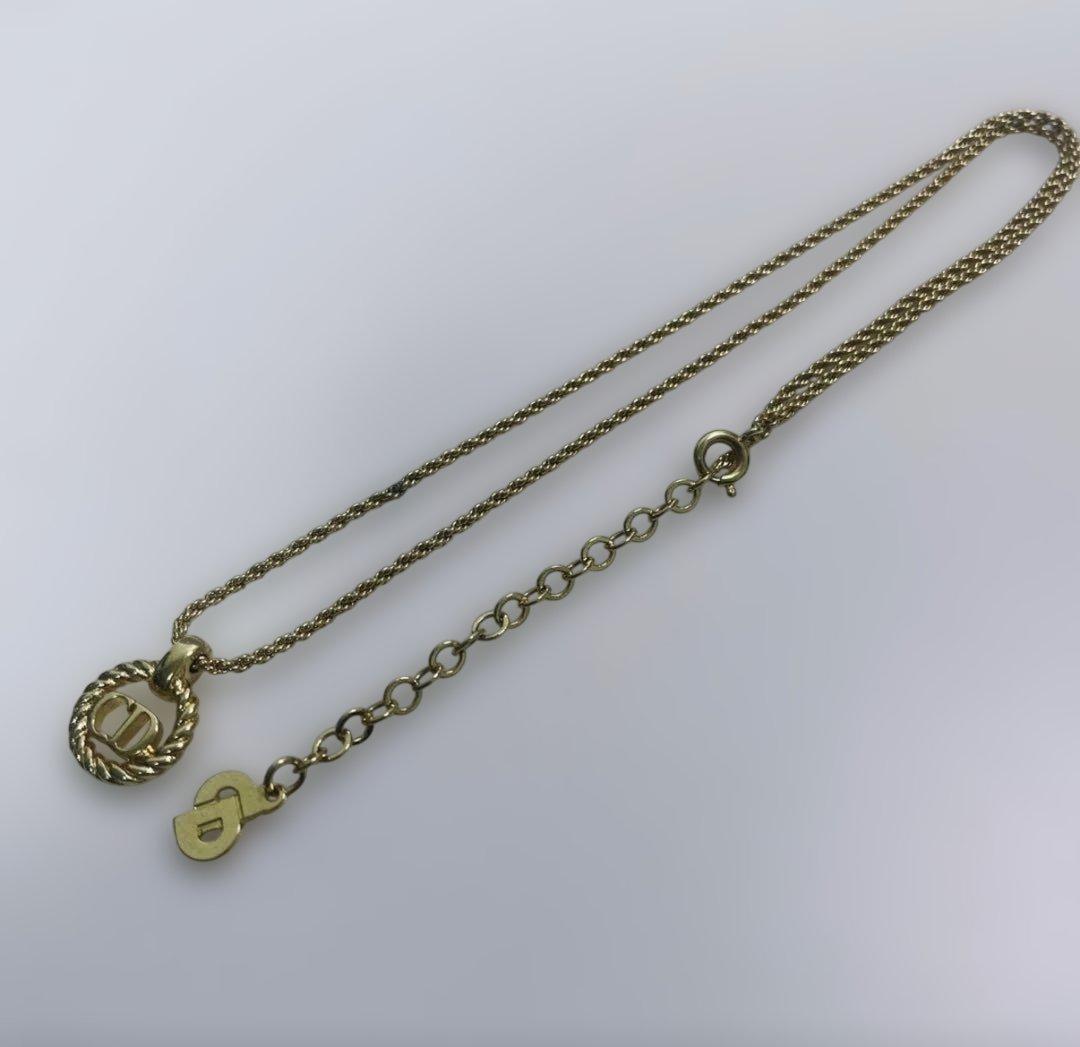 極美品 Christian Dior ディオール ロープデザイン ネックレス