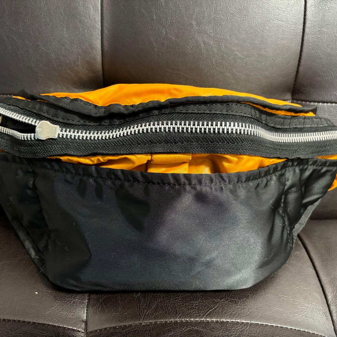 【美品】PORTER ポーター タンカー ウエストバッグ ボディバッグ ブラック
