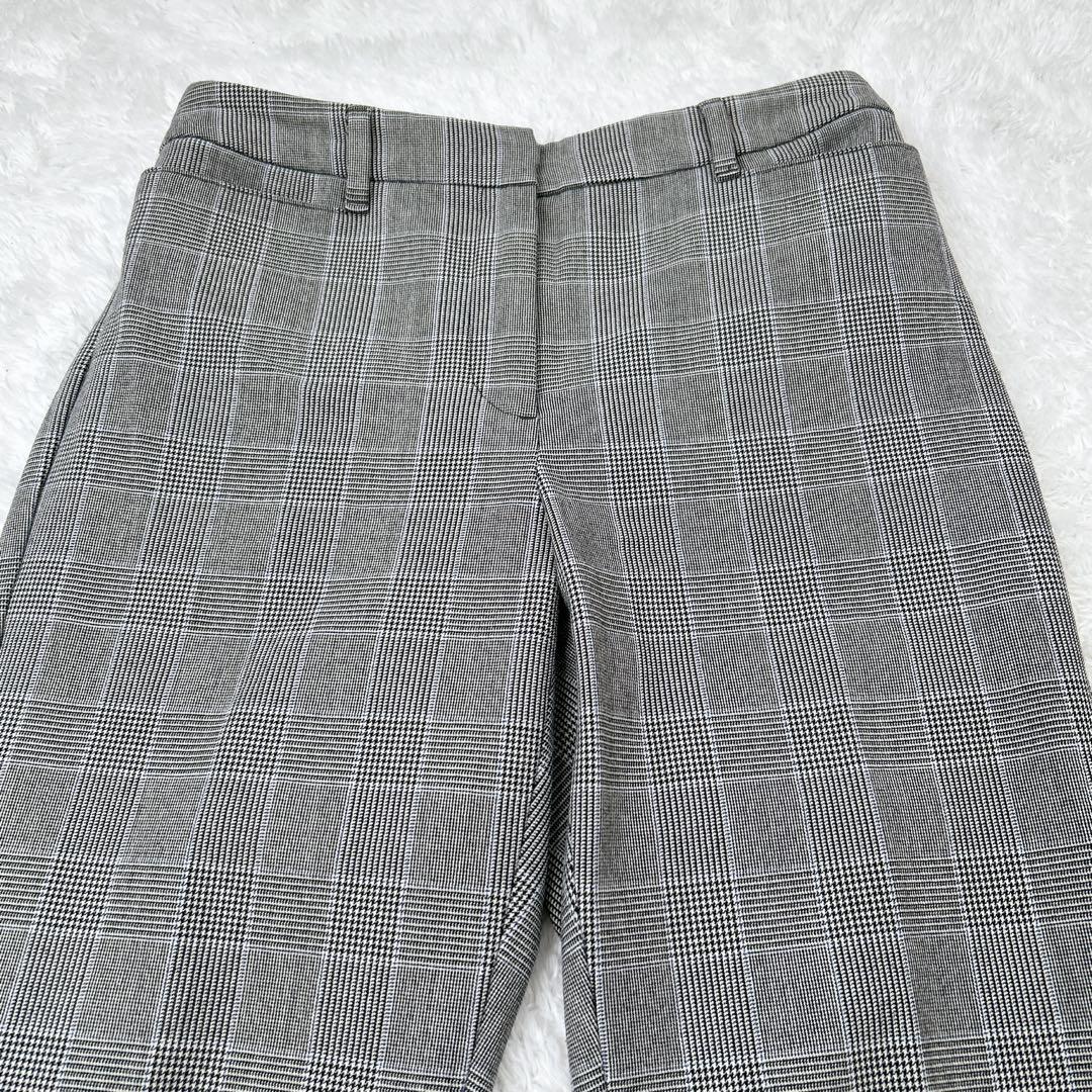 ✨美品✨ プラステ ストレッチ ウォッシャブル ノーカラー チェック スーツ