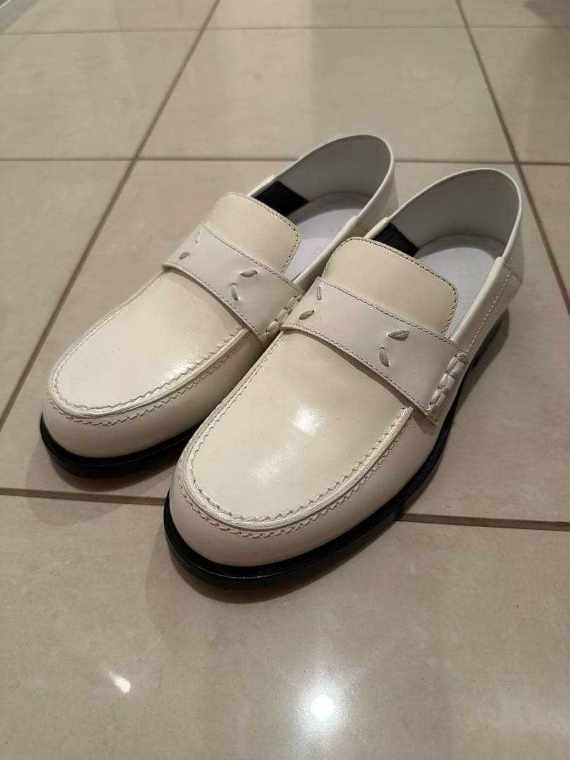 Maison Margiela/ホワイトローファー/35/新品未使用