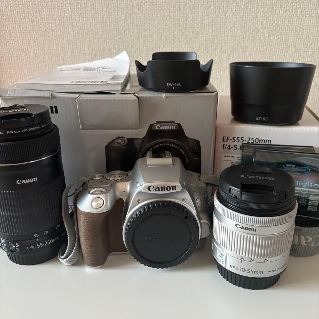 Canon EOS kiss x10 シルバー レンズセット