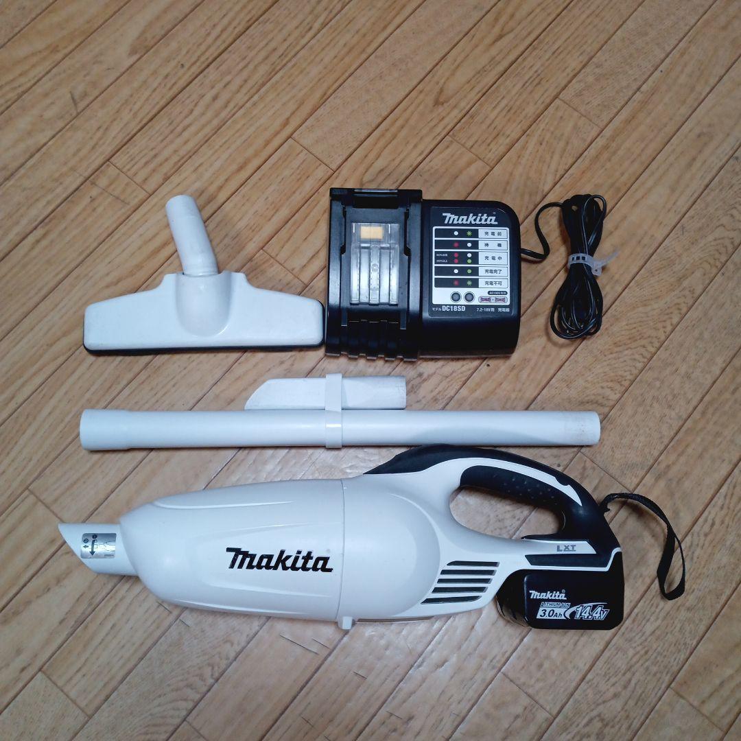 マキタ14.4V充電式クリーナ CL141FD 純正バッテリー、純正充電器付