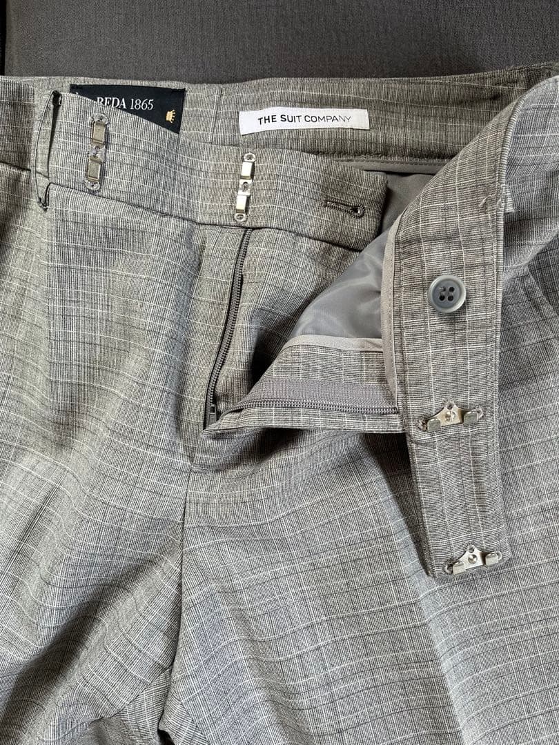 THE SUIT COMPANY グレー ビジネススーツ パンツセット