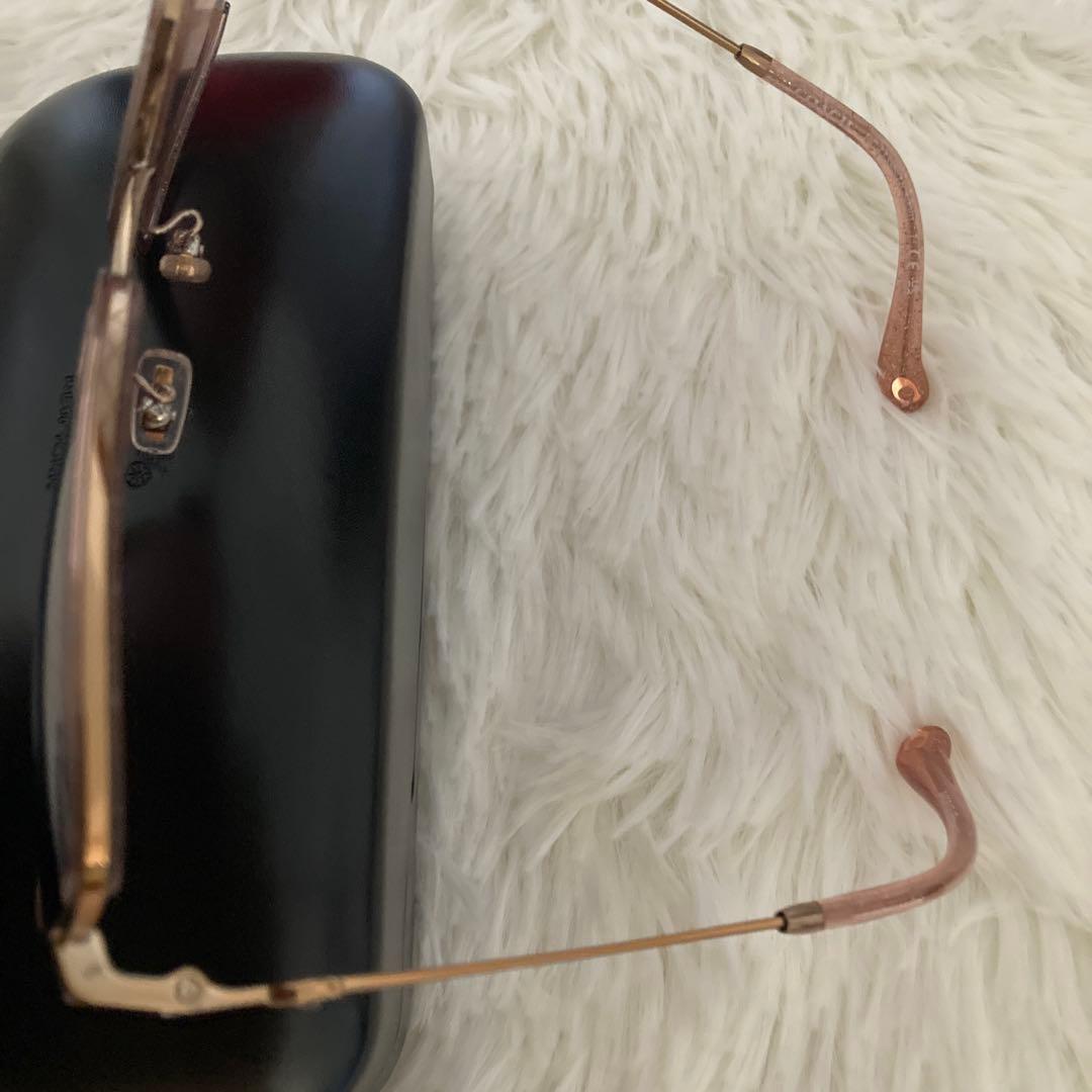 新品未使用 コーチ COACH ブラウン スクエアサングラス メガネケース 付き