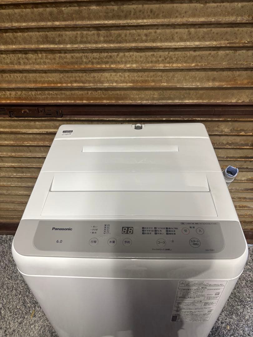 パナソニック 洗濯機 6.0kg NA-F6B1 2023年製