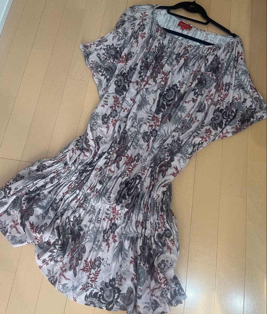 【Vivienne Westwood】　ブラウジングワンピース　ボタニカル