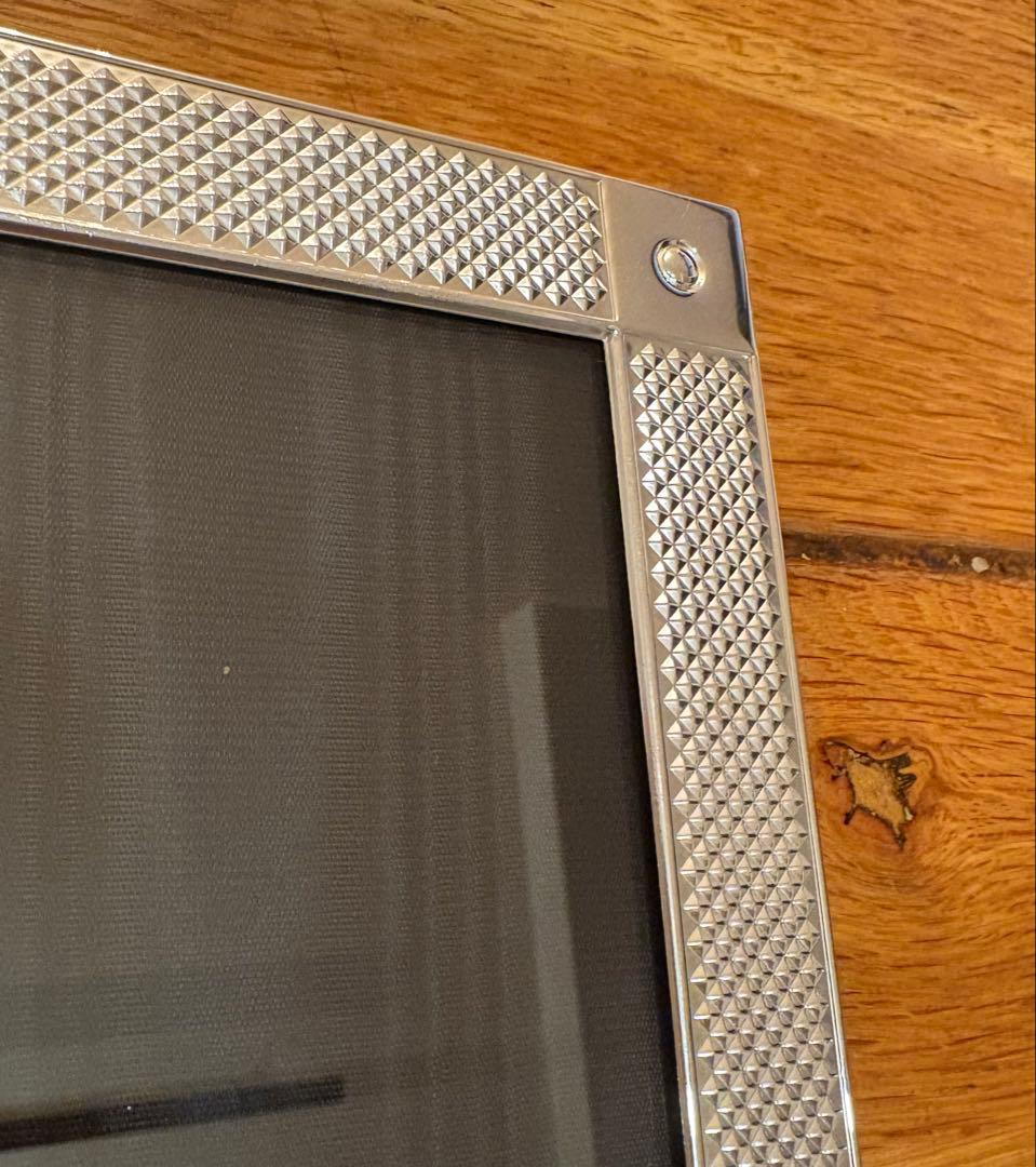 ティファニー スターリングシルバー ダイヤモンド ポイント 大型フォトフレーム