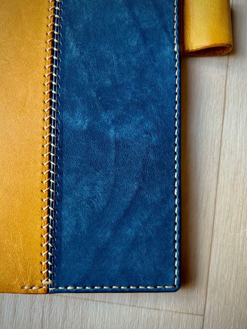 ♡yukiko♡｜お薬手帳ケース 本革 手縫い（オーダー品）