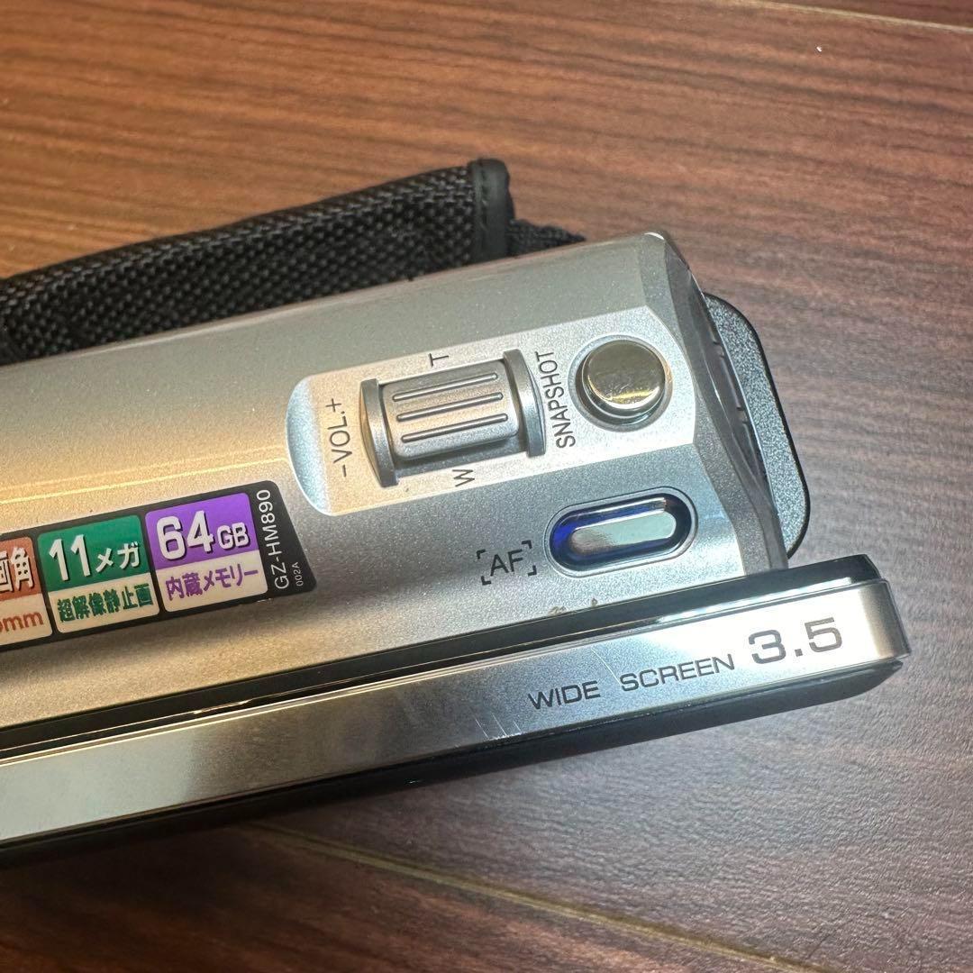 ほぼ未使用 Victor JVC GZ-HM890-S ビデオカメラ 0121
