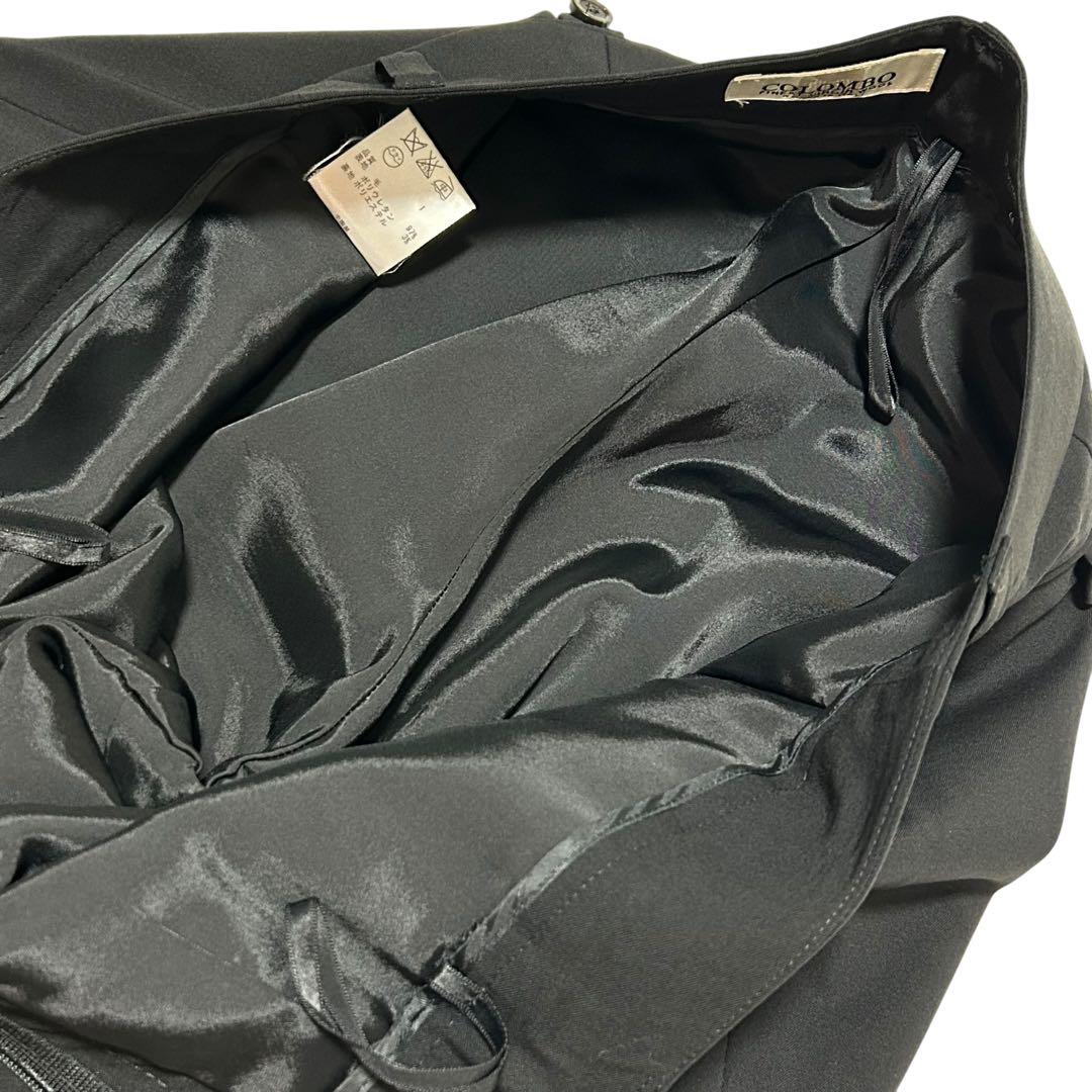 23区 パンツスーツ 46 大きいサイズ ブラック フォーマル ウール