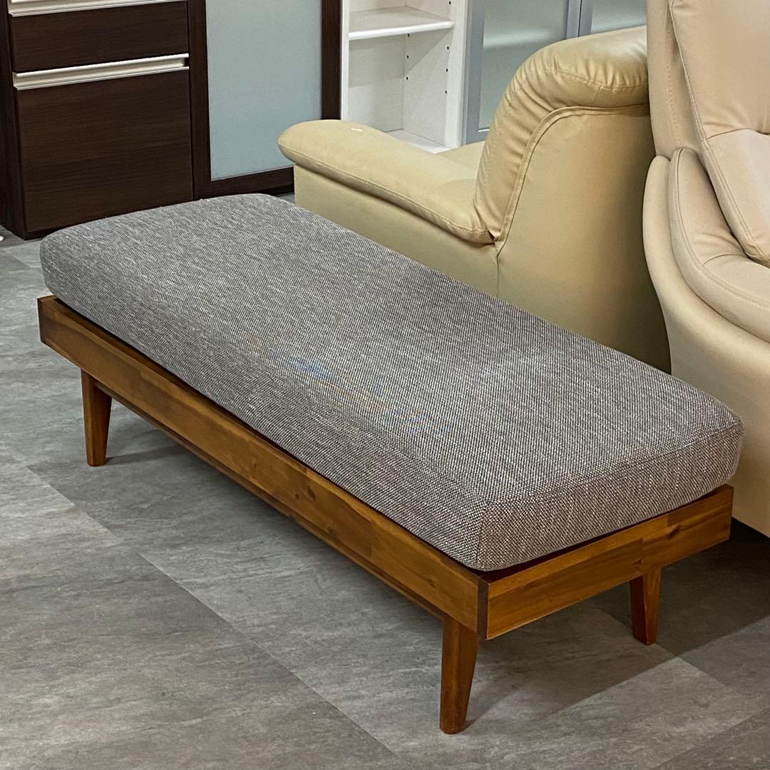 ◇unico ウニコ SWELLA スウェラ ベンチソファ グレー 札幌