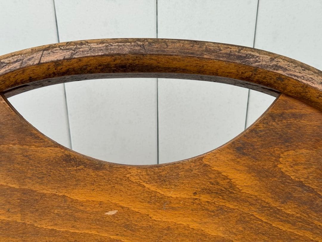 アンティーク 古道具 木製 フォールディングチェア 折りたたみ椅子 昭和レトロ