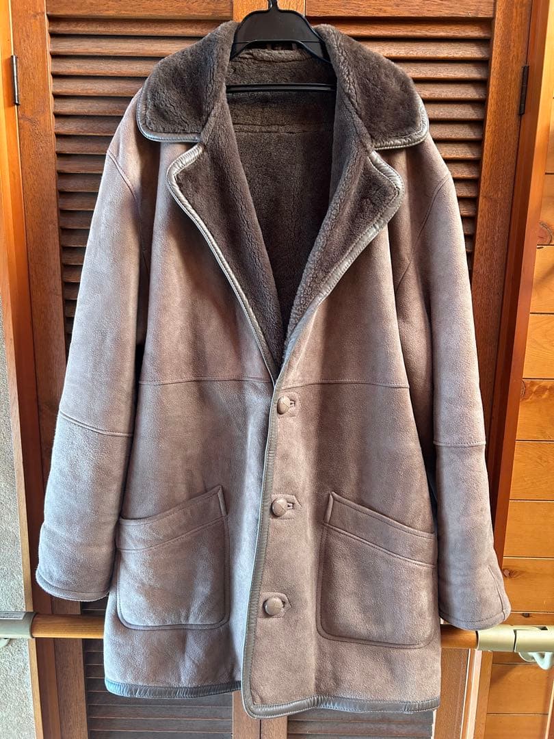 スペイン製　リアルムートンコート　羊皮