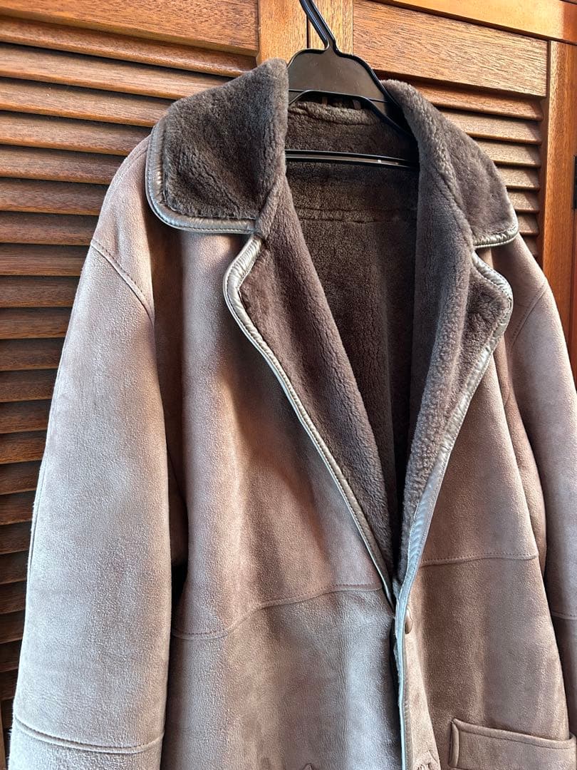 スペイン製　リアルムートンコート　羊皮