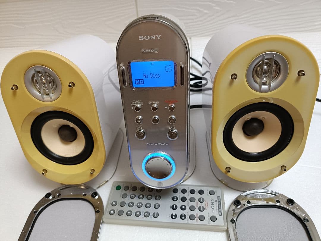 【リモコン付】SONY LAM-Z03 デスクトップオーディオ　ＣＤ＆ＭＤ