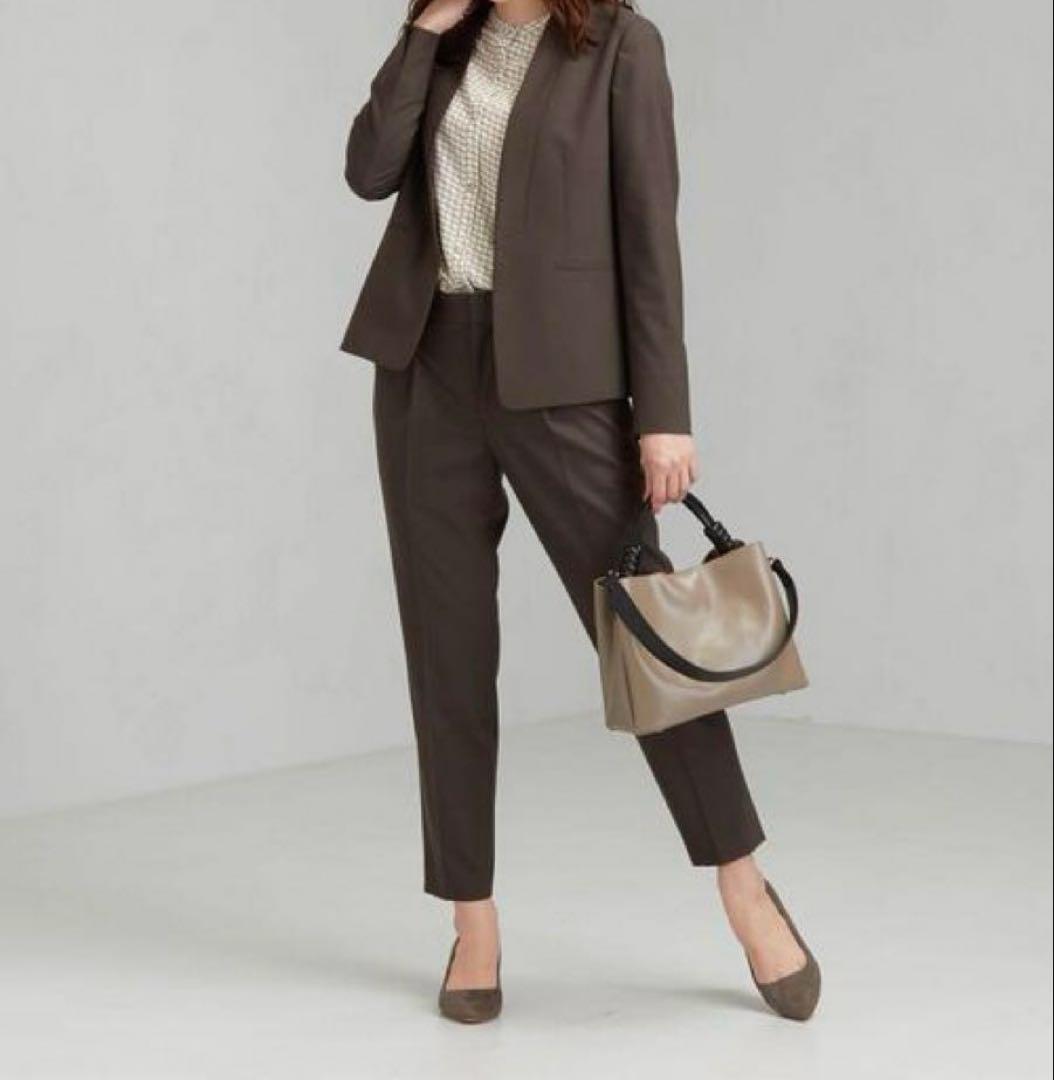 green label relaxing スーツ　レディース　パンツスーツ　40