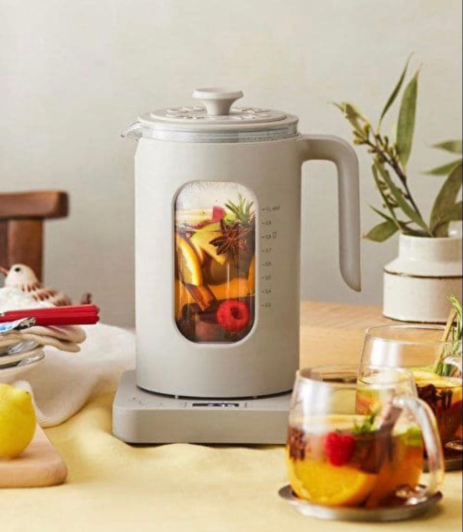 【新品未使用】BRUNO 温度調節マルチケトル 1リットル　ホワイト