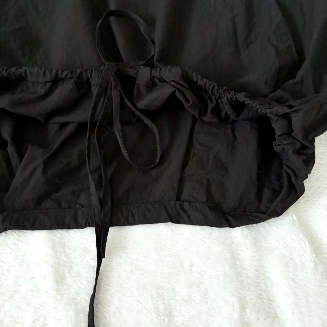 BEARDSLEY ビアズリー　シャツTシャツ　ブラック　洗える ブラウス