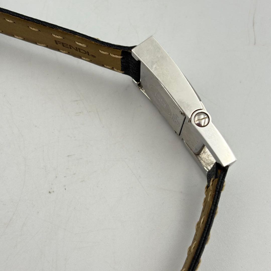 フェンディ クォーツ メンズウォッチ ブラック スクエア0724-S6491sh