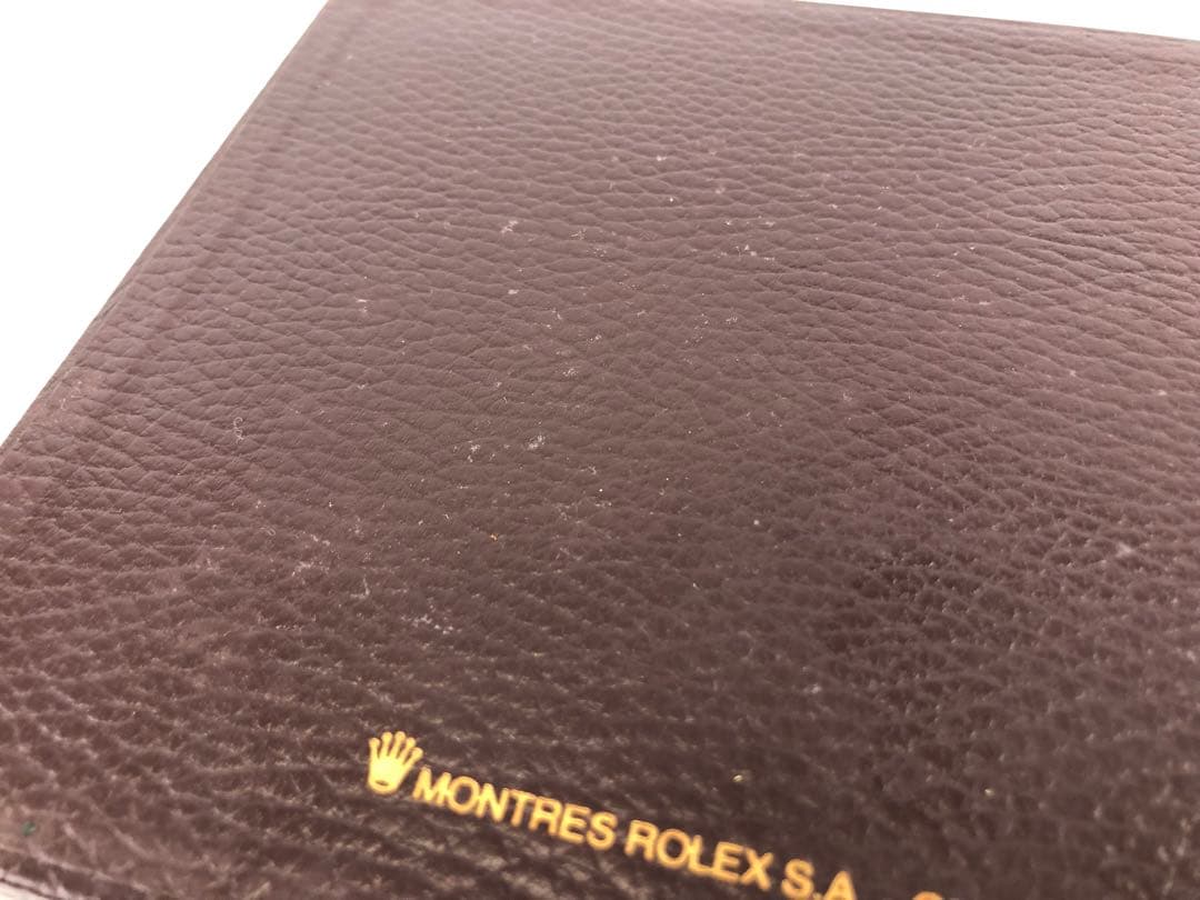 チ*認様 ロレックス　空き箱　外箱　内箱　小冊子　ブラウン