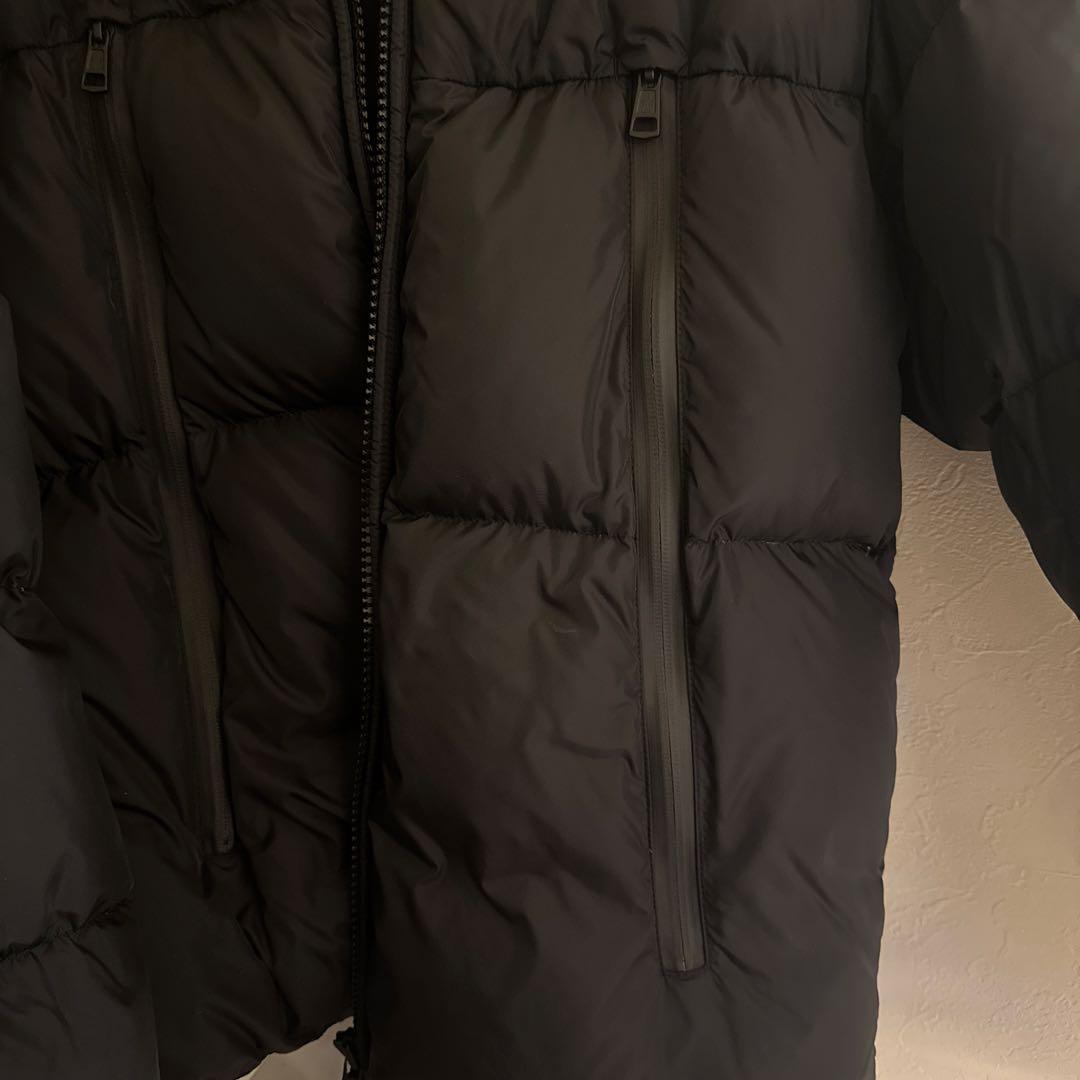 MONCLER ブラック ダウンジャケット TG 1 クリーニング済み