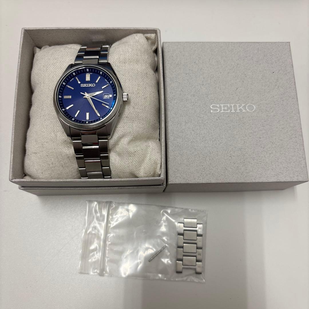 セイコー ソーラー 腕時計 7b72-0ac0 【稼働】