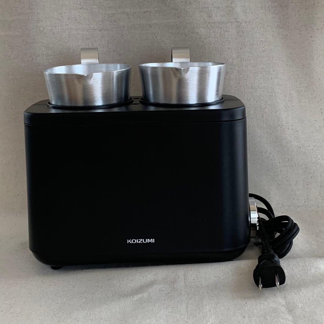 コイズミ 酒燗器 かんまかせ 湯煎タイプ 温度調節 保温機能付き