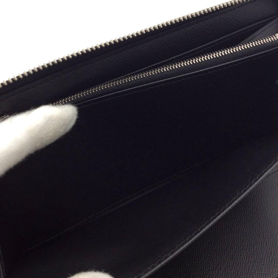 ルイヴィトン タイガ メンズ 黒 長財布 ジッピーオーガナイザーNM 新型