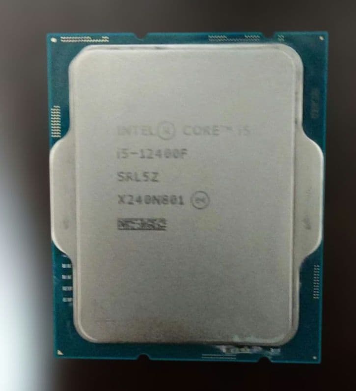 Intel Core i5-12400F 12th Gen 動作確認済み