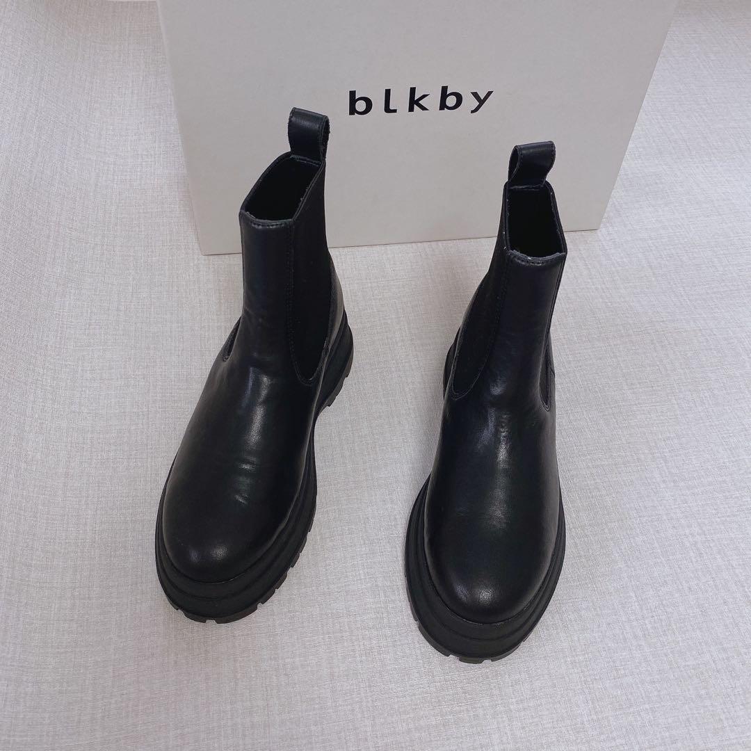 【専用箱付】BLACK BY MOUSSY side gore boots