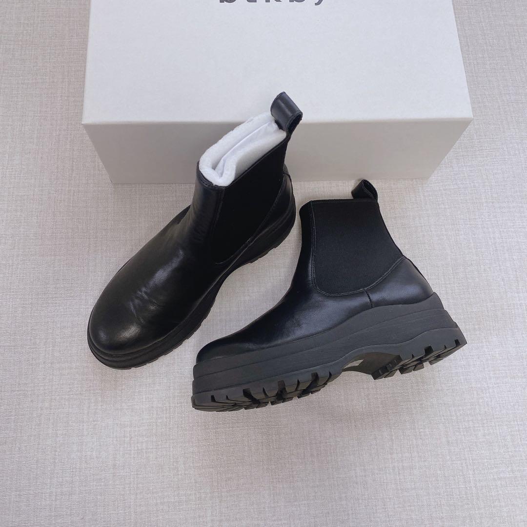 【専用箱付】BLACK BY MOUSSY side gore boots