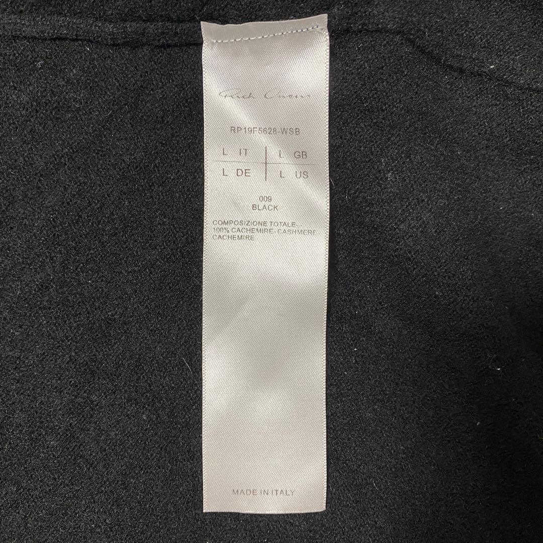 専用 Rick Owens cashmere knit zip hoodie