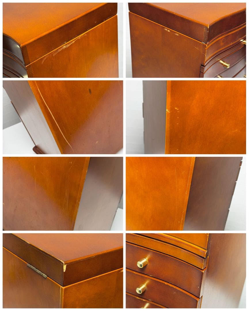 【貴重】ジュエリーチェスト メイクチェスト ジュエリーボックス チェスト 木製