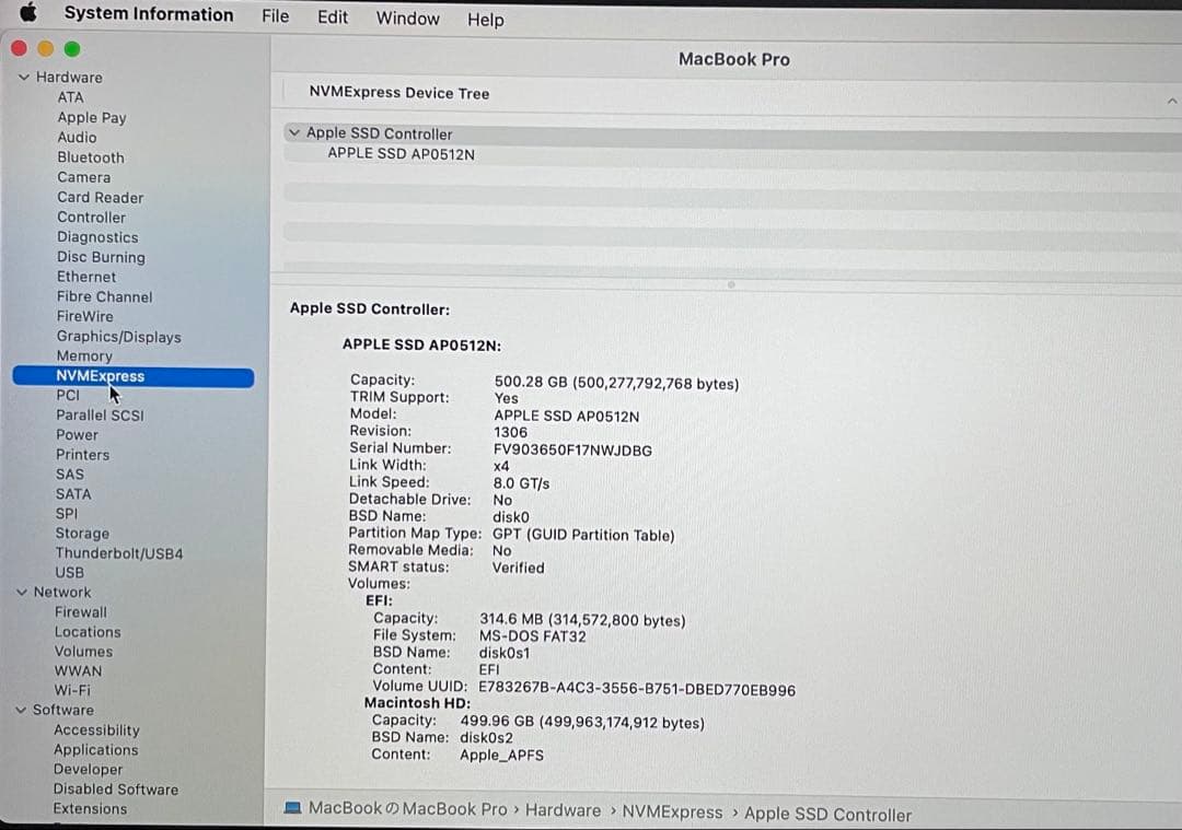『美品』 MacBook Pro 2020 i7チップ充電回数37回容量 99%