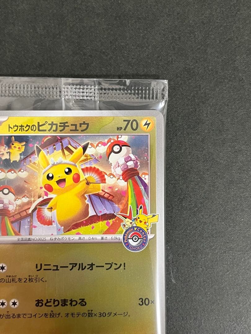 トウホクのピカチュウ2枚