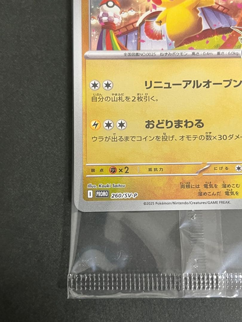 トウホクのピカチュウ2枚