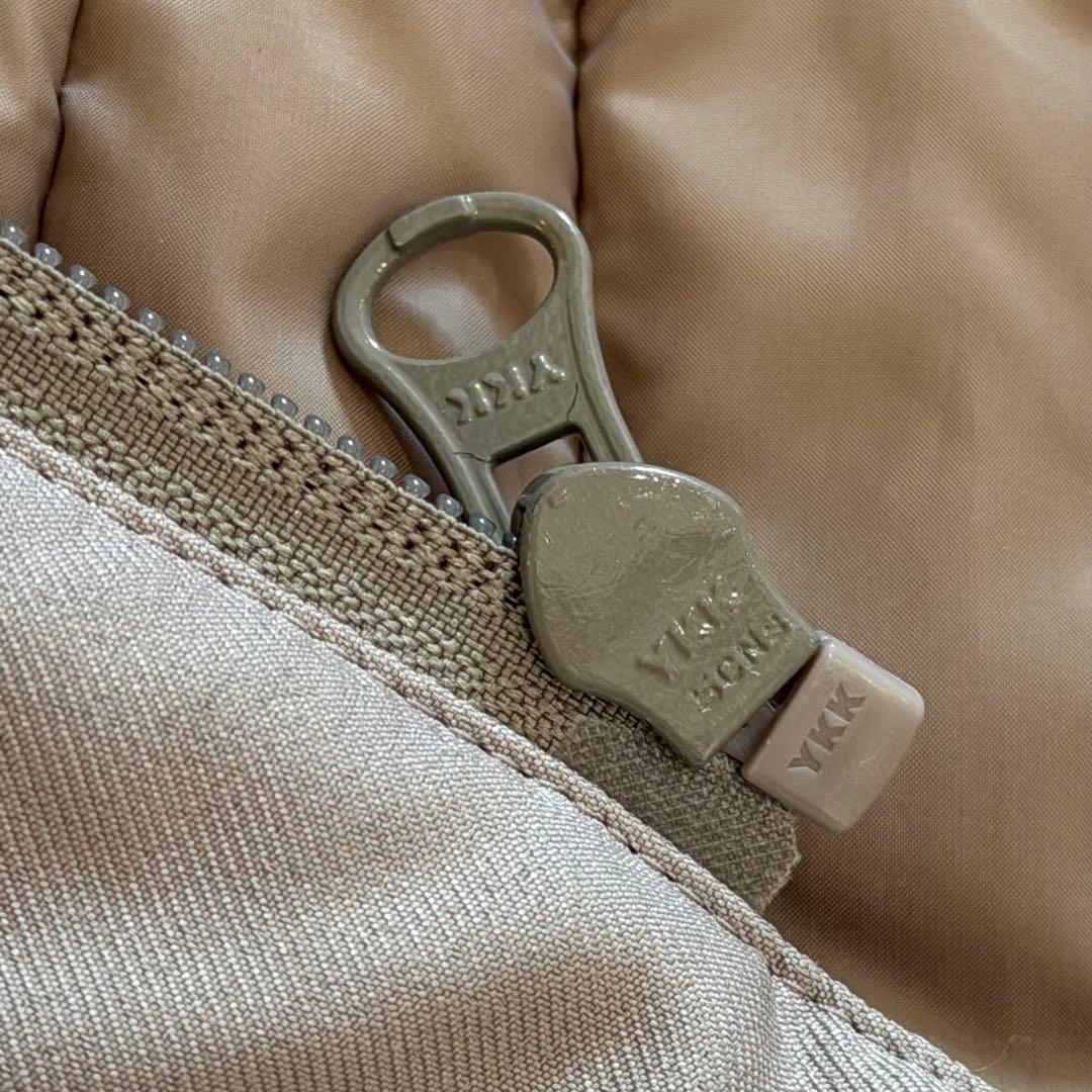 23区　シレータフタロングダウンコート　洗える　ラクーンファー　グレージュ　3L