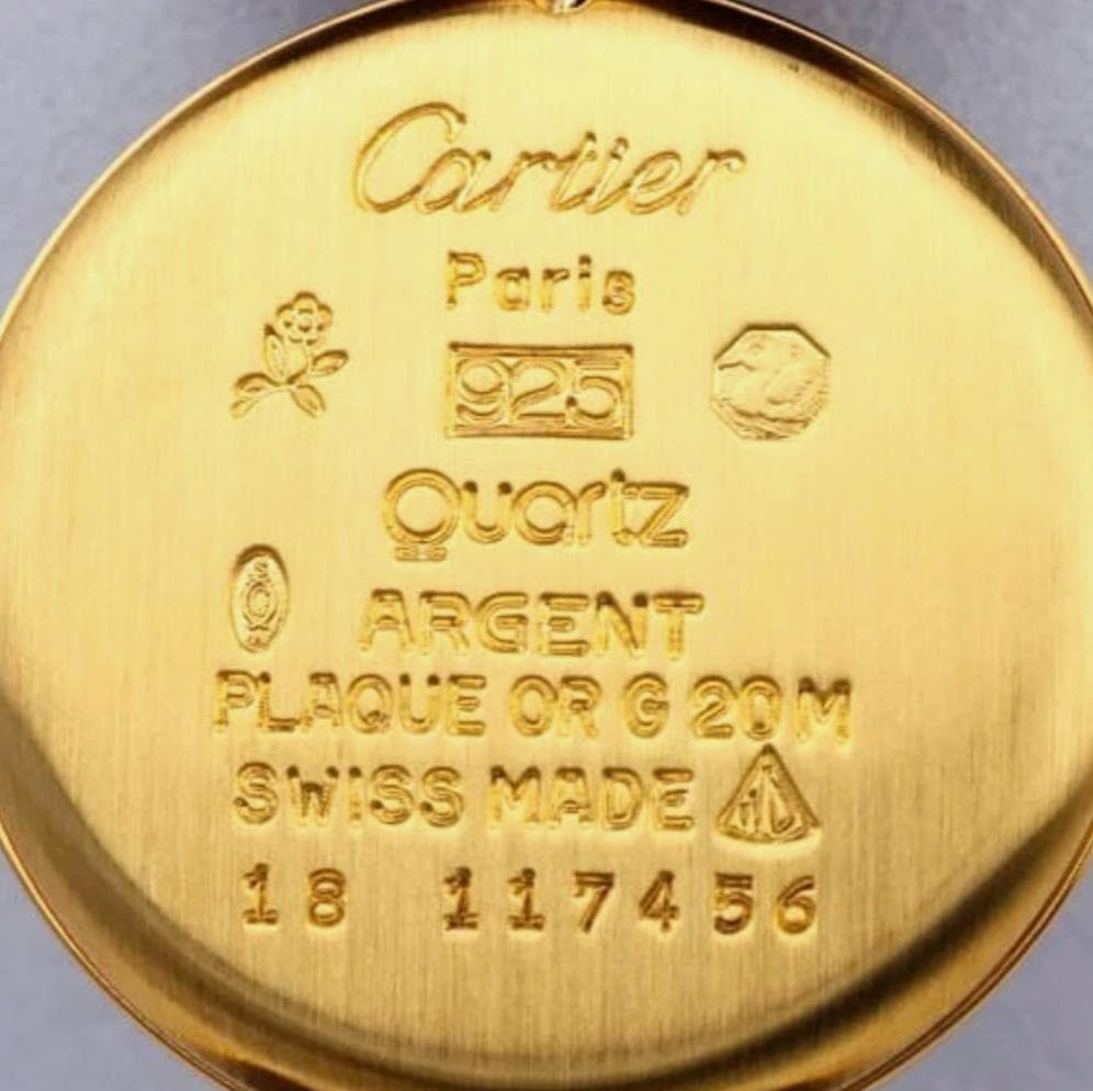 カルティエ マスト ヴァンドーム ブラックダイヤル 24mm クオーツ