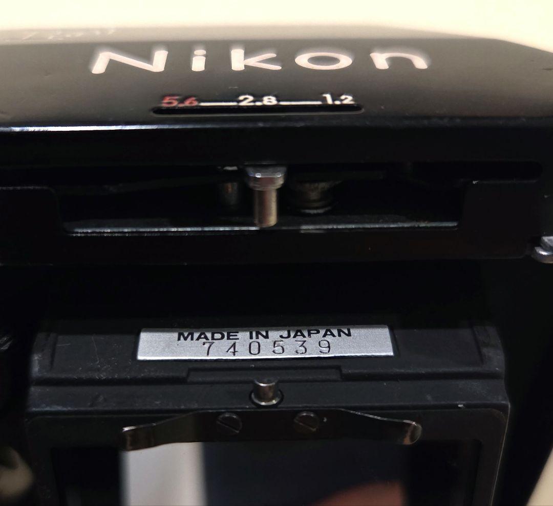 Nikon Fボディ NIKKOR-S F2レンズ、フォトミックファインダー付き
