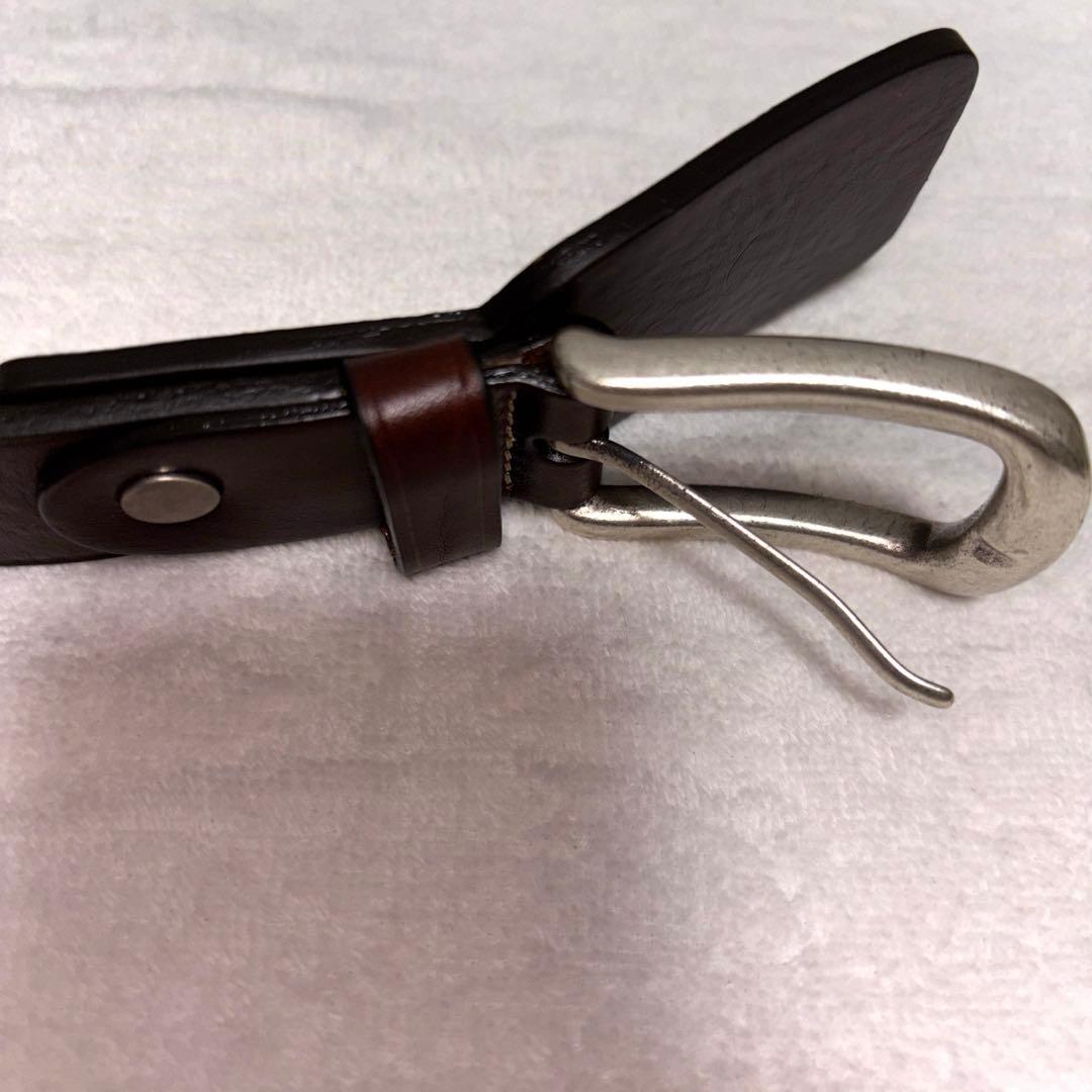 新品未使用　ダンヒルベルト　赤茶色系お写真にてご確認を、バックルに裏に革付き