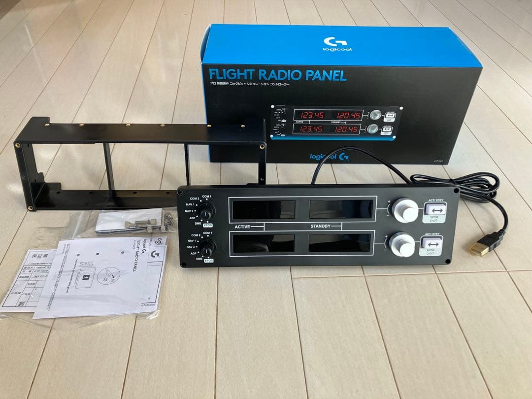 PC用ゲームコントローラー・コンバーター logicool FLIGHT RADIO PANEL