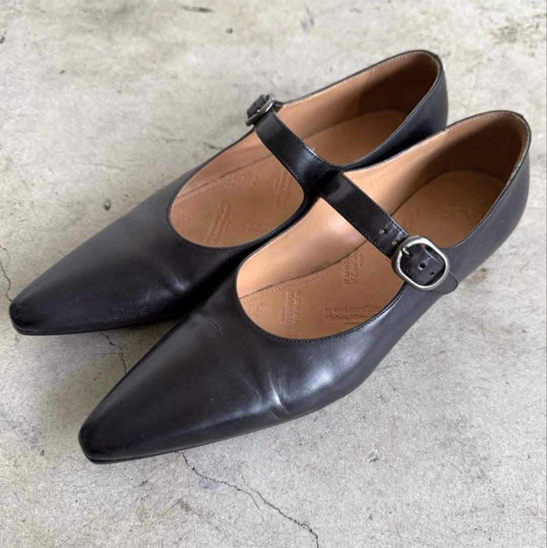 超美品　メゾンマルジェラ　ハイペリオン　メリージェーン　ポインテッドトゥ