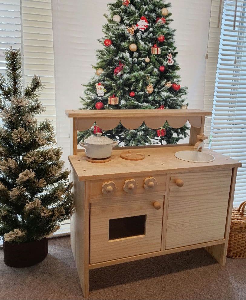 ୨୧ 木製おままごとキッチン お店屋さん オーブンタイプ୨୧