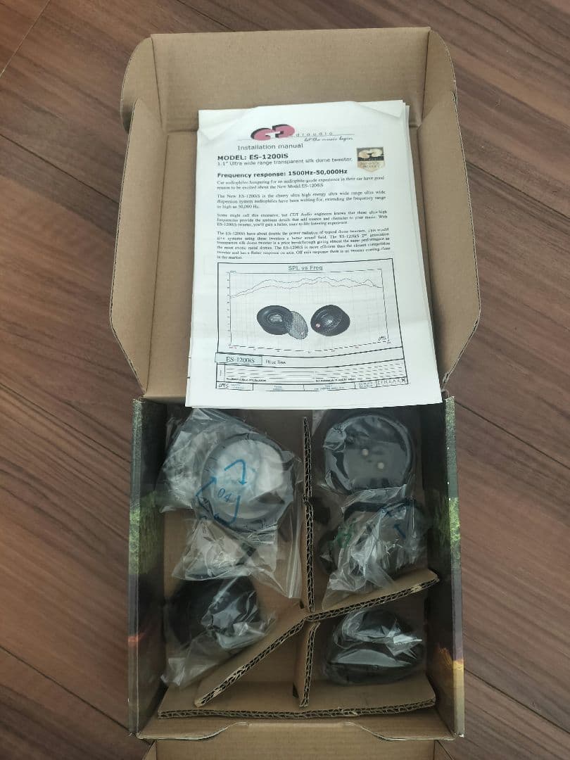 ゴルフ7 7.5 Aピラー加工品　cdt audio スピーカーセット　中古品