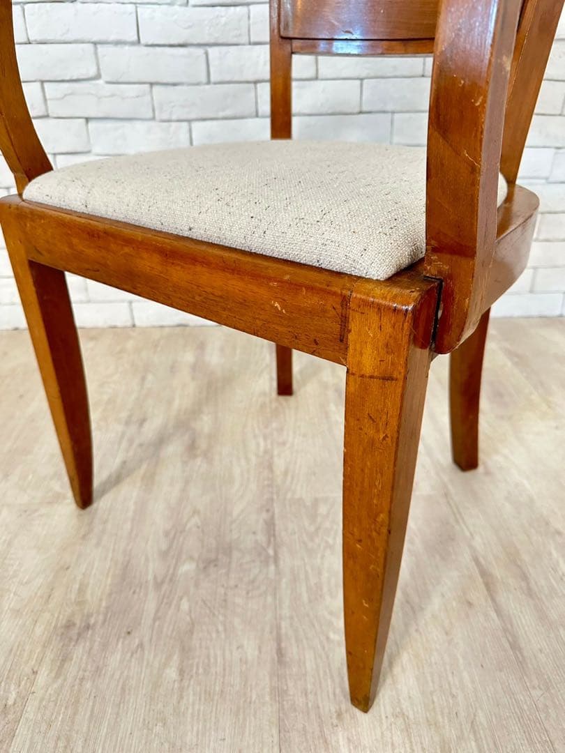 【東京都23区配送無料】　フランス　木製アームチェア 2脚セット　1960年代