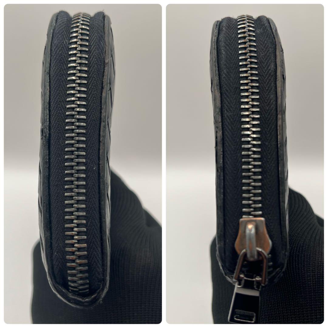 正規品美品✨ ボッテガヴェネタ イントレ ラウンドファスナー ジップ 7121